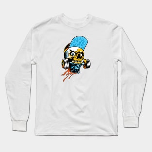 Skate skull Long Sleeve T-Shirt